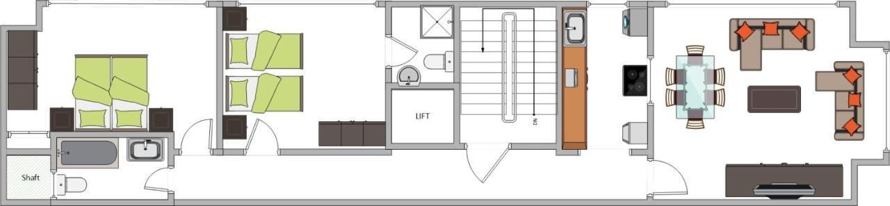 2 Bedroom, Central And Spacious Apartment With Sea View - 2 ムサイダ エクステリア 写真